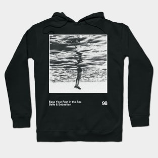 Ease Your Feet in the Sea || 90s Artwork Faded Retro Hoodie